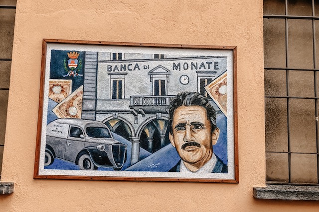 район Орта Сан Джулио Легро с фресками на домах