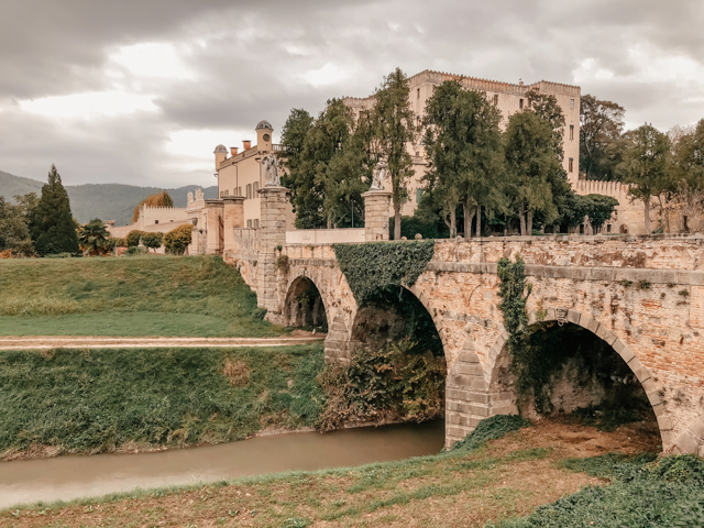 Замок Катайо в Италии рядом с городом Падуя